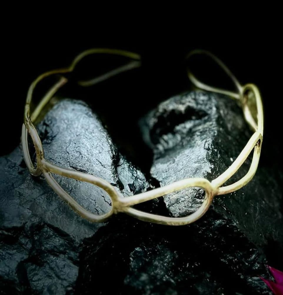 Lotus Petal Drop Earrings